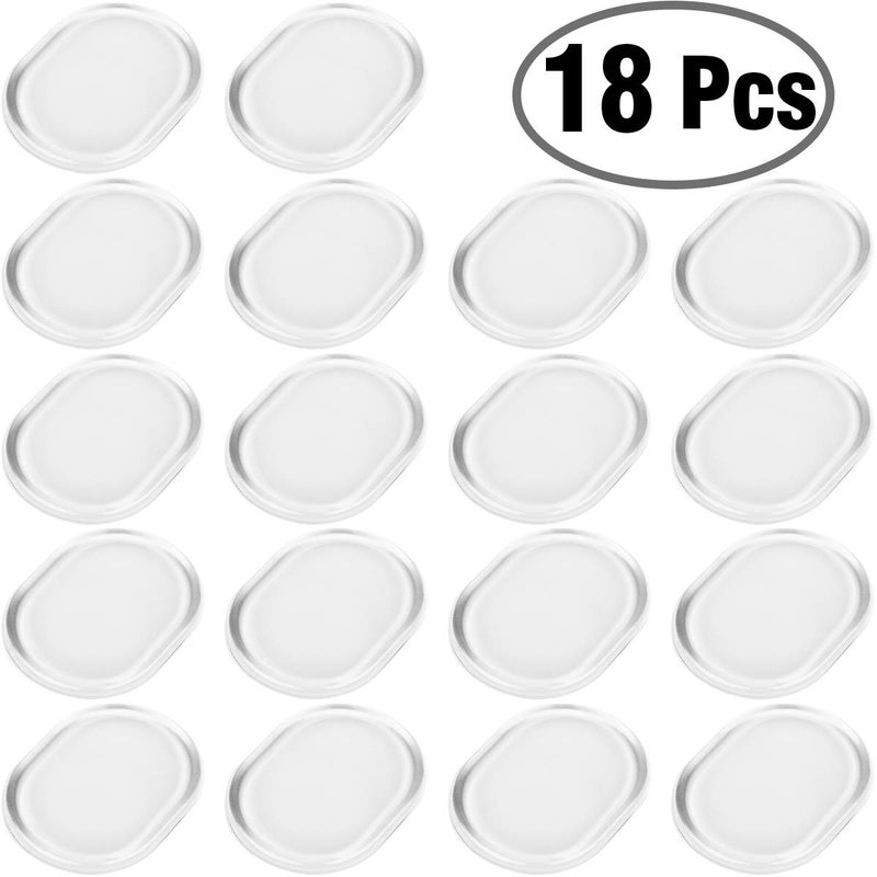 Eison 18Pieces Eison Drum Damper Gel Pads Silicone Drum Dampeners Drum Silencers for Drums Tone Control- Clear - Image 2